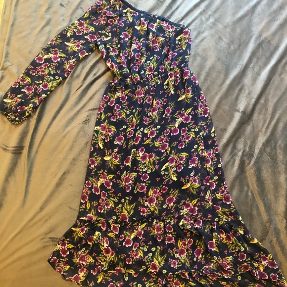 Express Floral One Shoulder Dress - XS - NWT - Picture 2 of 4